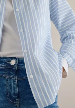 Gestreept overhemd blouse
