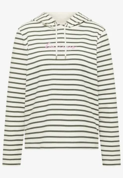 Gestreept shirt met capuchon