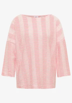 Gestreept shirt met structuur