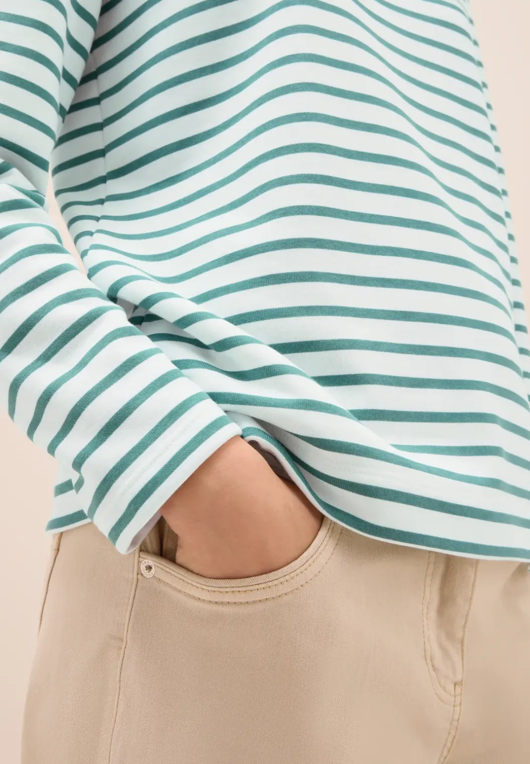 Gestreept sweatshirt