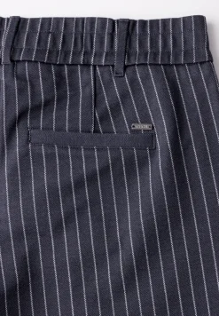 Gestreepte broek met wijde pijpen