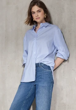 Gestreepte lange blouse
