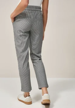 Gestreepte seersucker broek