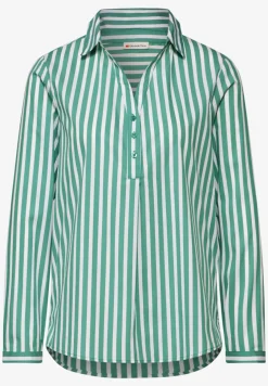 Gestreepte zakelijke blouse