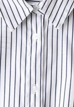 Gestreepte zakelijke blouse