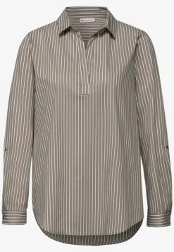 Gestreepte zakelijke blouse