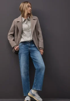 Gestreepte zakelijke blouse