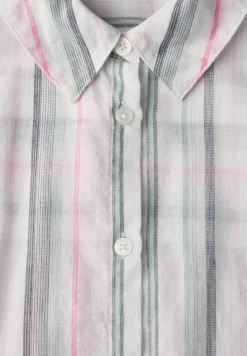 Gestreepte blouse met korte mouwen
