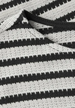 Gestreept jacquard shirt