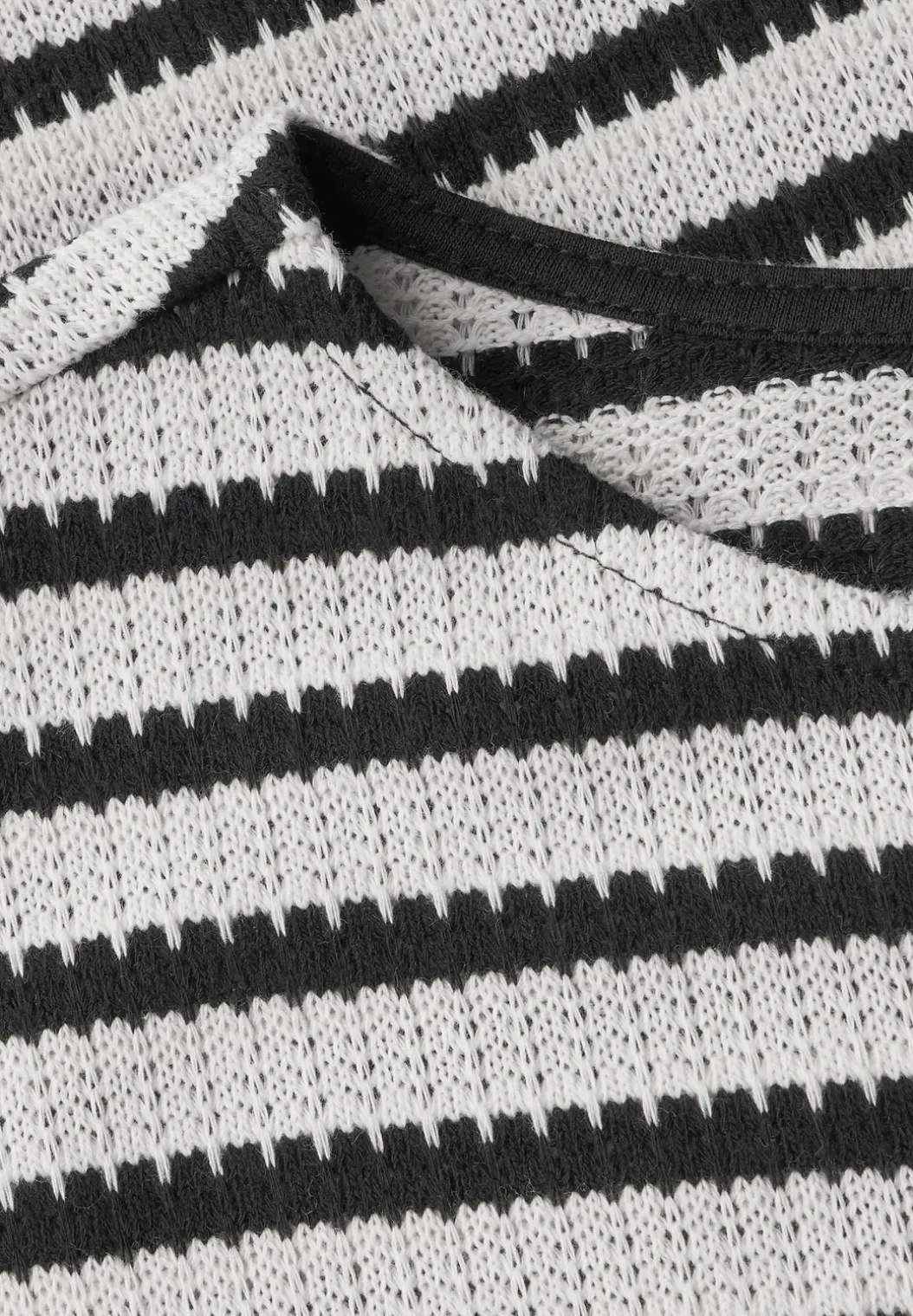 Gestreept jacquard shirt