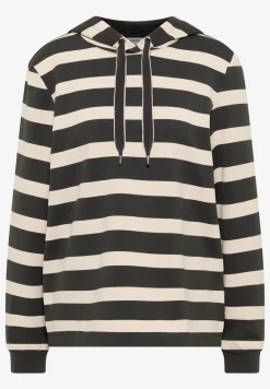 Gestreept shirt met capuchon