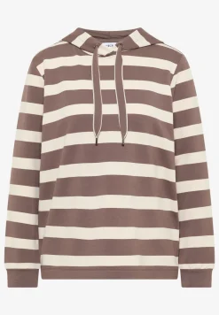 Gestreept shirt met capuchon