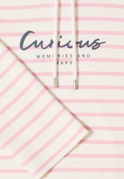 Gestreept shirt met capuchon