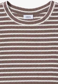 Gestreept shirt met lange mouwen