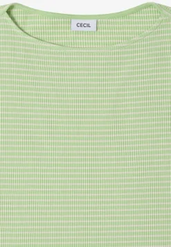 Gestreept shirt met lange mouwen