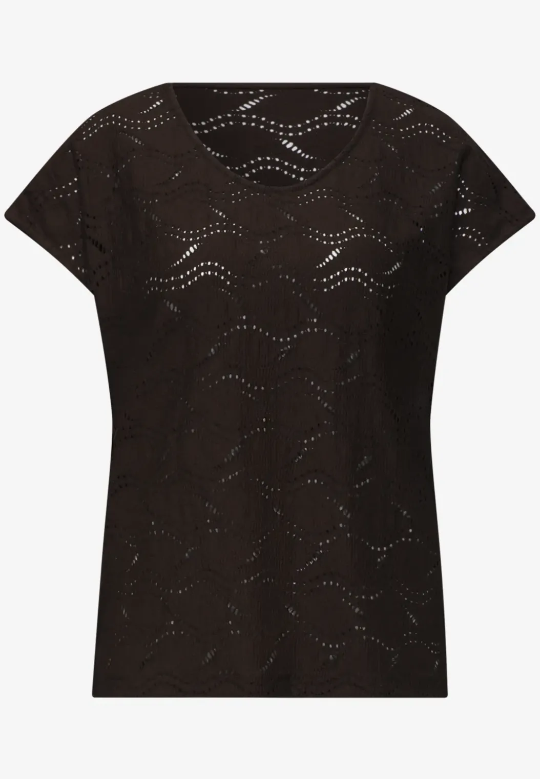 Gestructureerd gemengd shirt
