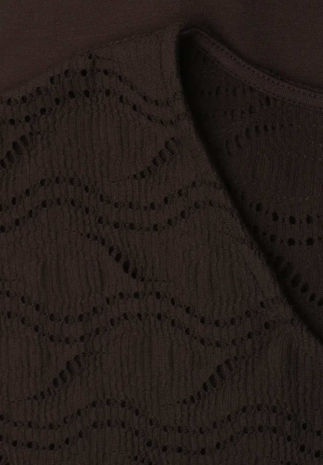 Gestructureerd gemengd shirt