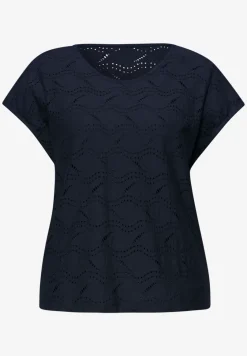 Gestructureerd gemengd shirt