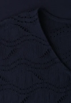 Gestructureerd gemengd shirt