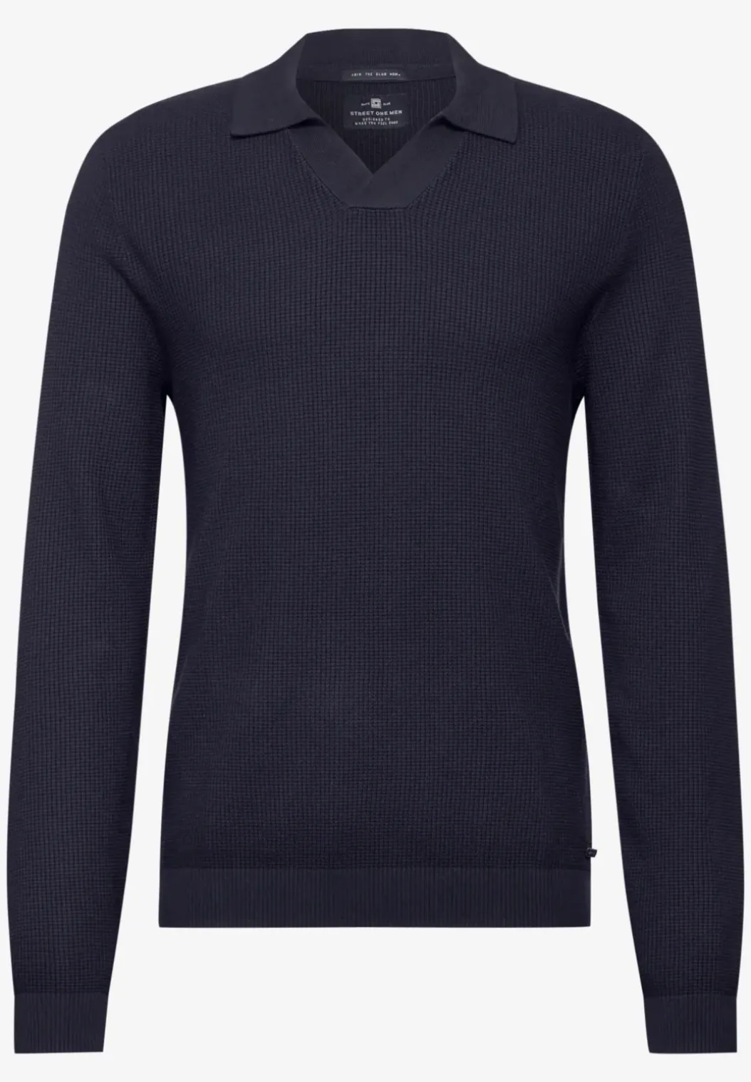 Gestructureerd poloshirt