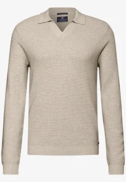 Gestructureerd poloshirt