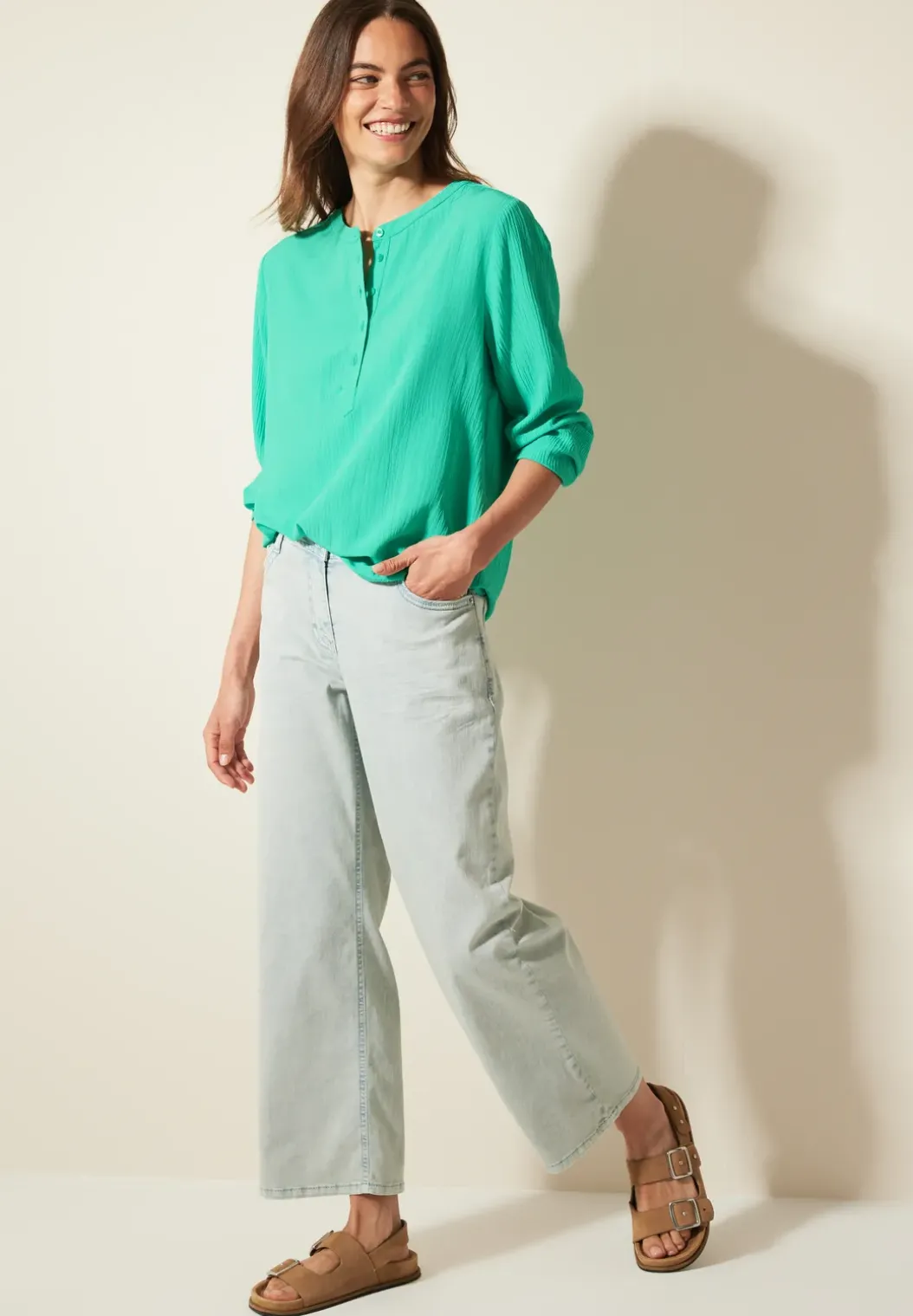 Gestructureerde blouse