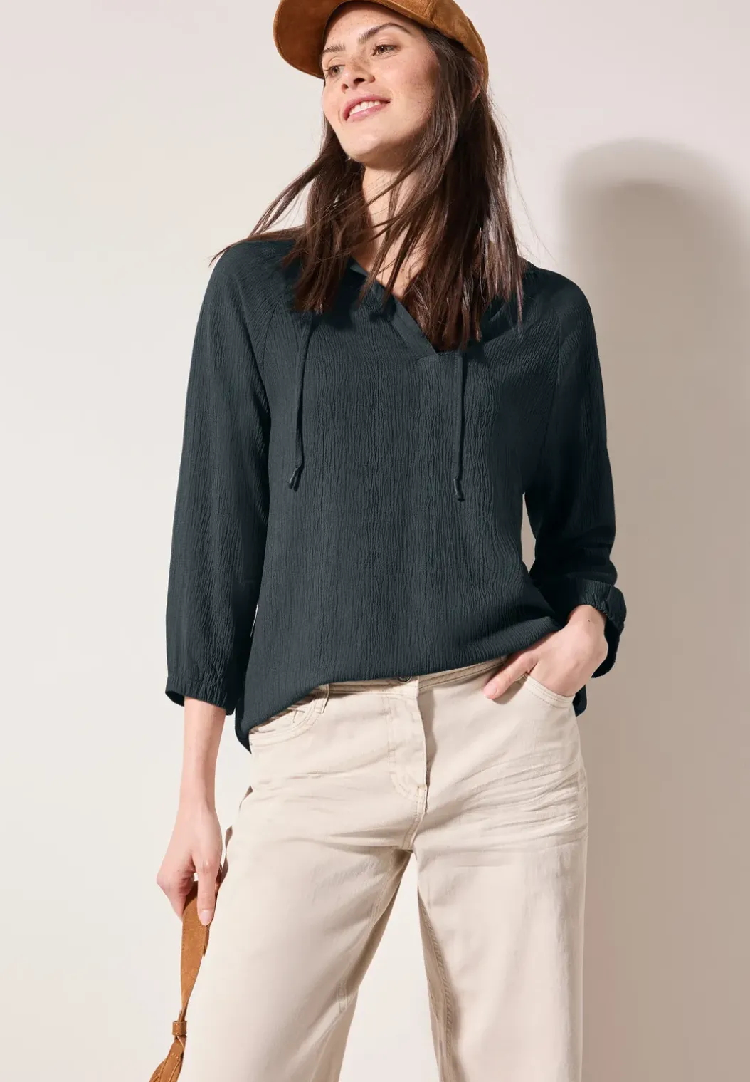Gestructureerde blouse