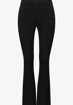 Gestructureerde broek Bootcut