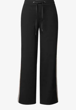 Gestructureerde broek met rechte leg