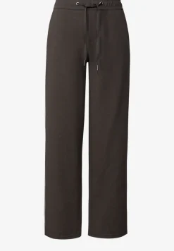 Gestructureerde broek met rechte leg