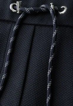 Gestructureerde broek met rechte leg