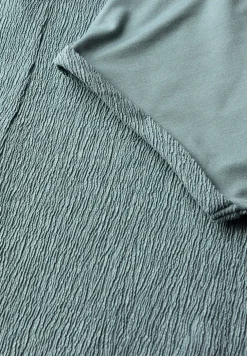 Gestructureerd gemengd shirt