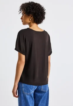 Gestructureerd gemengd shirt