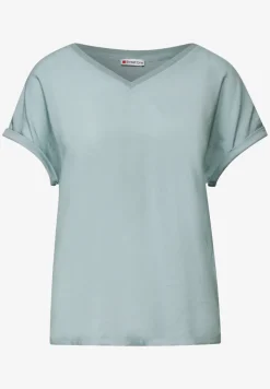 Gestructureerd gemengd shirt