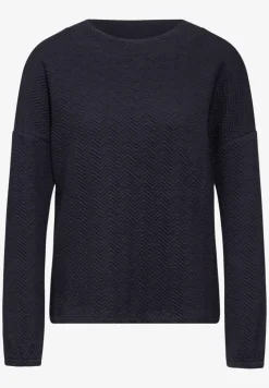 Gestructureerd shirt met col