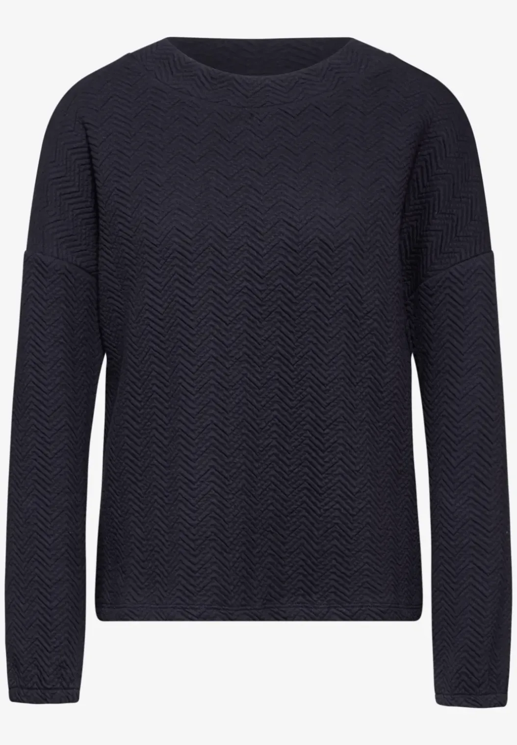 Gestructureerd shirt met col