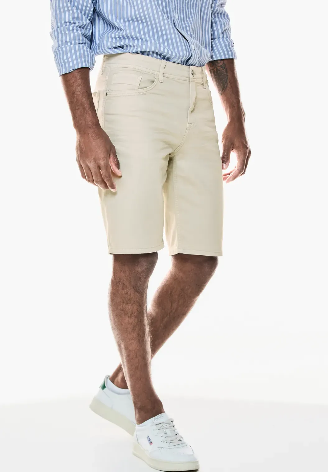 Gewassen jeansshort
