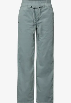 Gewassen look corduroy broek