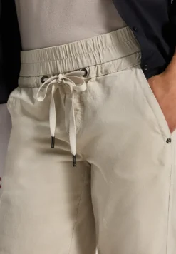 Gewassen look corduroy broek