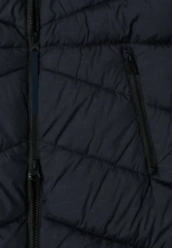 Gewatteerde jas met capuchon
