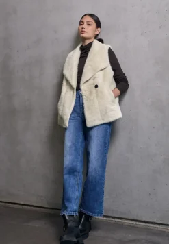 Gilet van imitatiebont