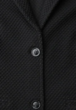 Glinsterende jacquard blazer