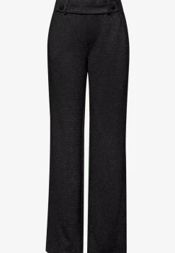 Glinsterende straight legs broek