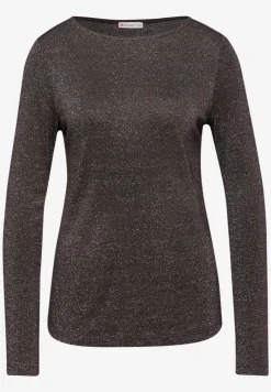 Glitterend shirt met lange mouwen