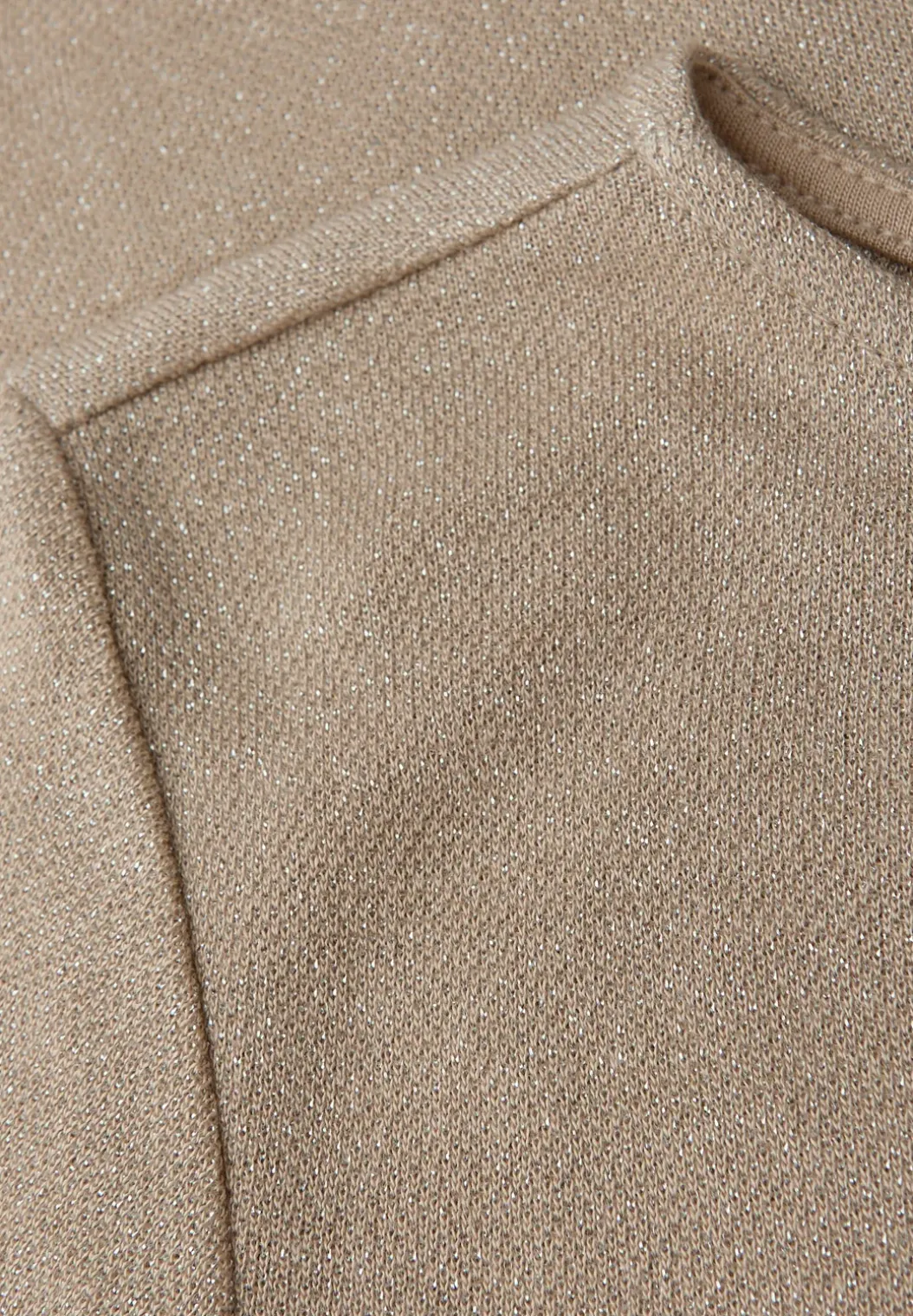 Glitterend shirt met lange mouwen
