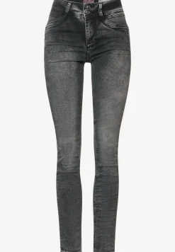 Grijze slim fit jeans