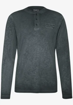 Henley shirt met lange mouwen