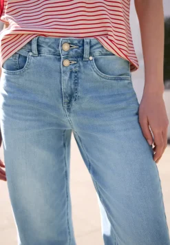 High Waist Barrel Leg Jeans in Loose Fit