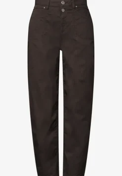 High Waist Broek met Langspijpen