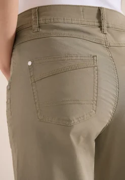 High Waist broek met uitlopende pijpen in Loose Fit